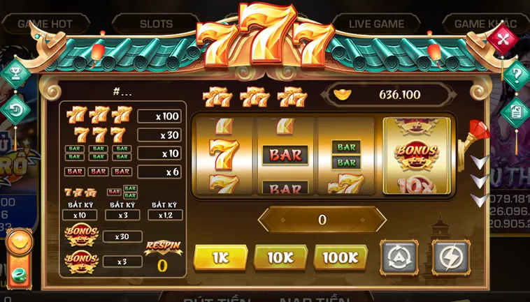Minigame 777 Tại IWin Club Trải Nghiệm Quay Hũ Cổ Điển Đầy Đẳng Cấp