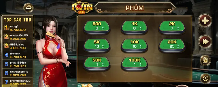 Trải Nghiệm Đỉnh Cao Bài Phỏm Tại iWin Club Đầy Hấp Dẫn Nghẹt Thở
